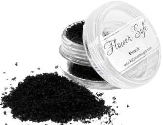 Flower Soft Solid Colours - Black